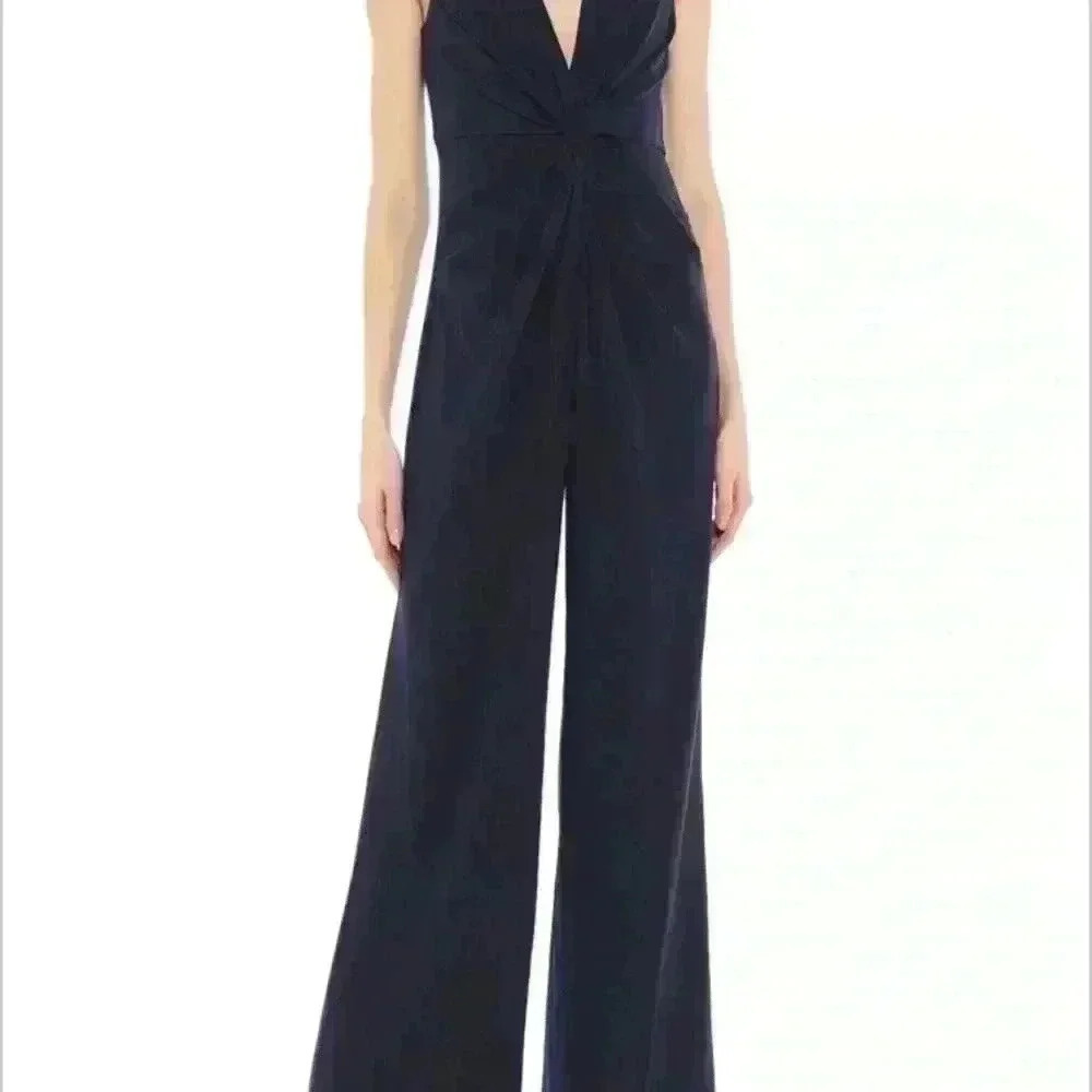 Halston Heritage navy pantsuit